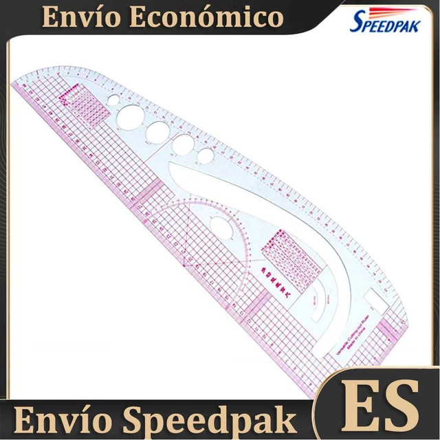 1pc 45x13cm Plastic Drawing Tailor Ruler DIY Household Sewing Measuring Ruler es