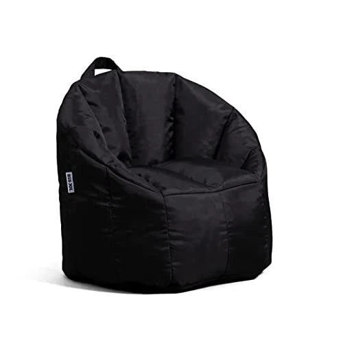 Big Joe Milano Kid's Bean Bag Chair Black Smartmax 2ft Small