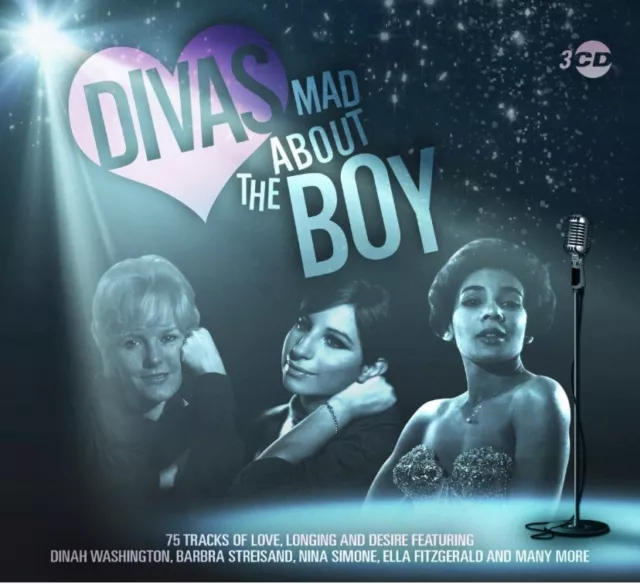 Divas: Mad About The Boy CD (2018) NEW SEALED 3 Disc Box Set Female Soul Blues