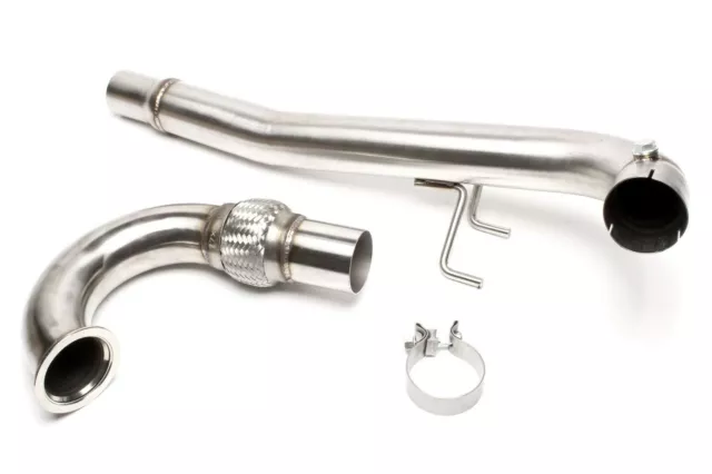 TA TECHNIX EDELSTAHL DOWNPIPE 3 Zoll - 1.8 + 2.0 TSI - VW GOLF 7 GTI, AUDI A3 8V