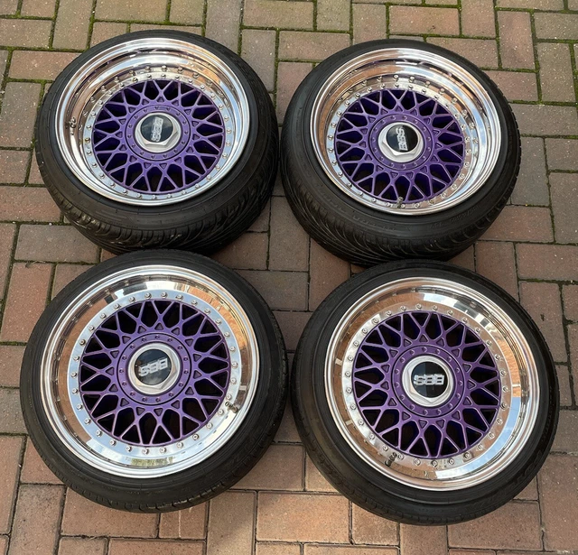 GENUINE SET OF 4 15” Bbs Rm 012 Vw Mk1 Golf Mk2 E30 Lupo Polo Gti ...