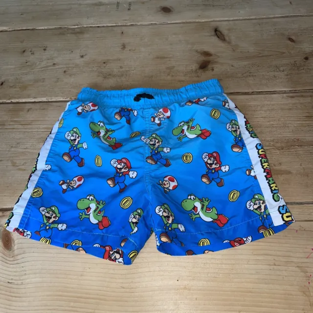 SUPER MARIO SWIM Shorts Boys Luigi Kids Gamer Swimming Trunks Pants £12.99  - PicClick UK