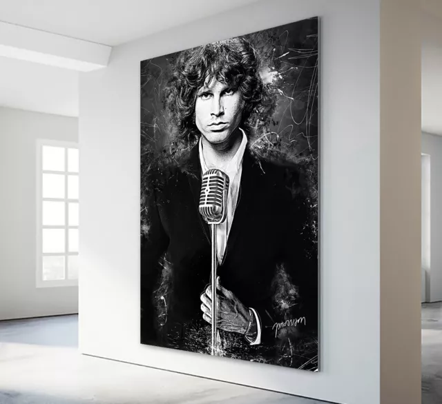 Leinwandbild Jim Morrison Mu Bilder Wohnzimmer Bild Kunstdruck Versand kostenlos