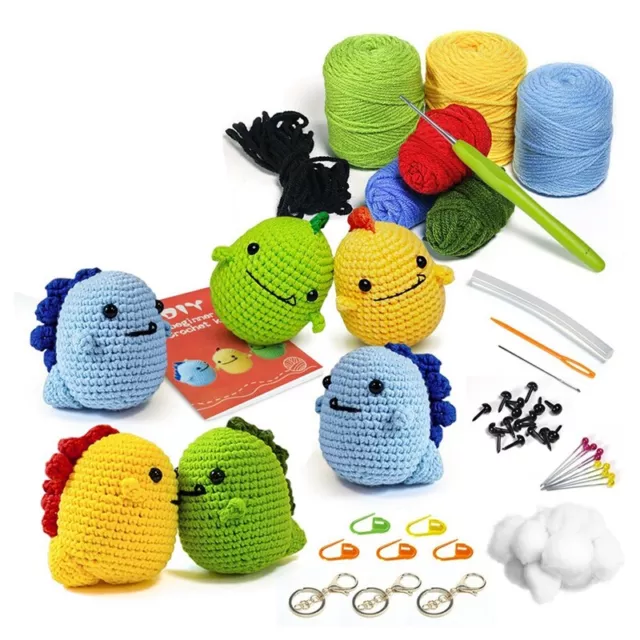 Kit de Crochet para Principiantes, Juego de 6 Lindos Kits de Animales de Cr7858