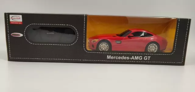 Mercedes-AMG GT  1:24 Weiß/Rot Ferngesteuerte Auto von Rastar RC - Modell