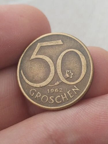 1962 / 50 GROSCHEN / AUSTRIA / OSTERREICH / COLLECTIBLE  Kayihan coins T112