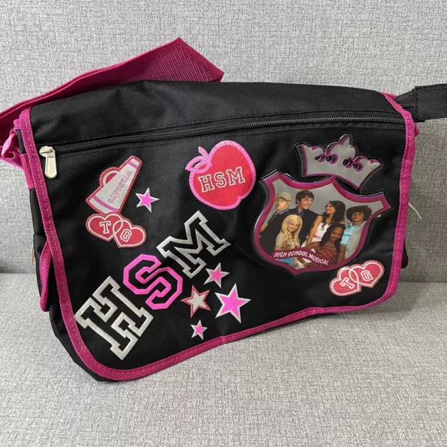 Disney High School Musical Messenger Shoulder Bag Water Bottle Tote New