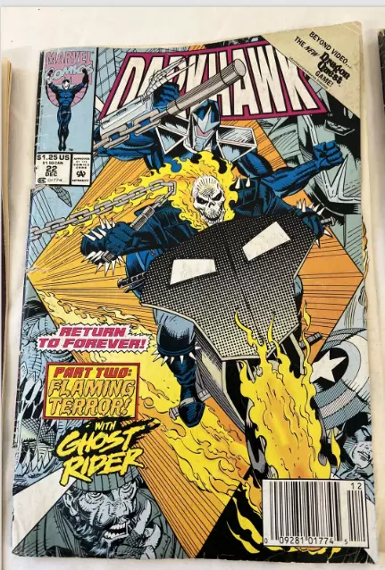 Darkhawk #22 Marvel Comics 1992 VF Ghost Rider Appearance