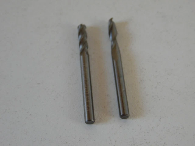 1/8 Inch Shank Diameter Cutting End Mill Solid Carbide 1 bull nose 1 flat cut