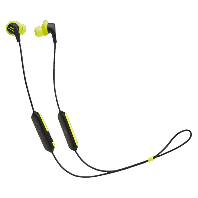 JBL ENDURANCE RUN BT In Ear Wireless Headphones Black and Lime
