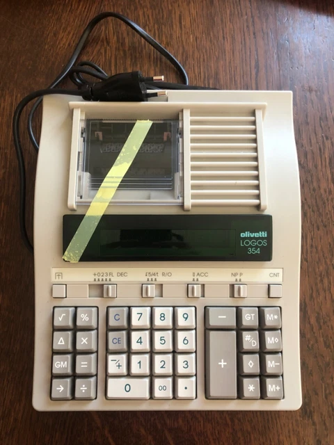 Ancienne Calculatrice Mécanique Olivetti SUMMA 15 – Vintage Fonctionnelle