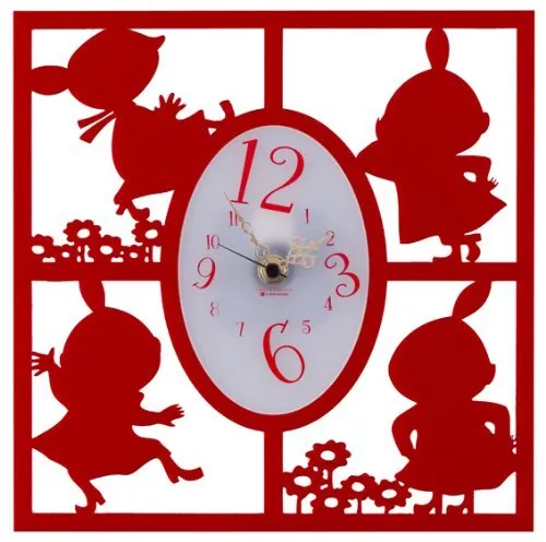 Kato Crafts Moomin Silhouette Horloge Petit Mon (Nombreux) KC-5017 Resin Red New