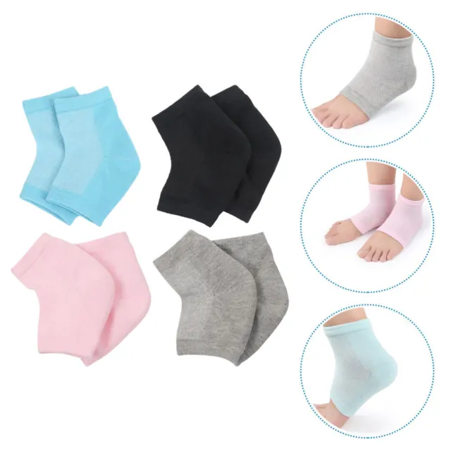 4 Pairs Open Toe Socks Gel Moisturizing Socks Ondo Socks Women Socks