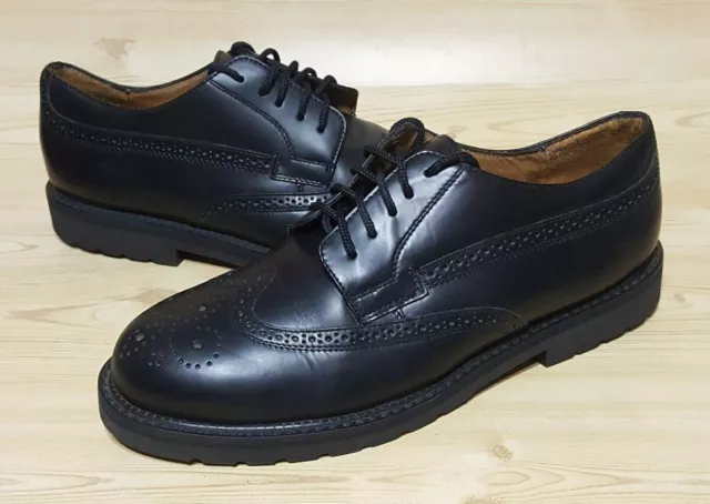 DOCKERS OXFORD WINGTIP Black Leather Shoes Men's US Size 8.5 D $22.06 ...