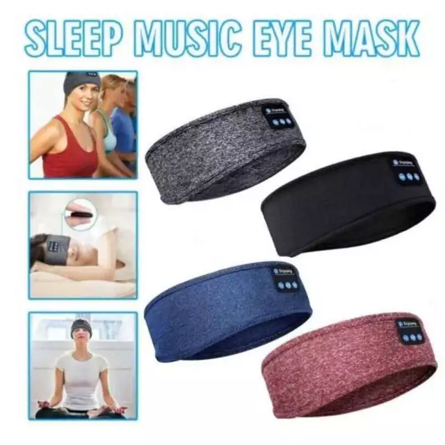 SOFT WASHABLE WIRED Sleep Headband Headphone Eye Mask $22.87