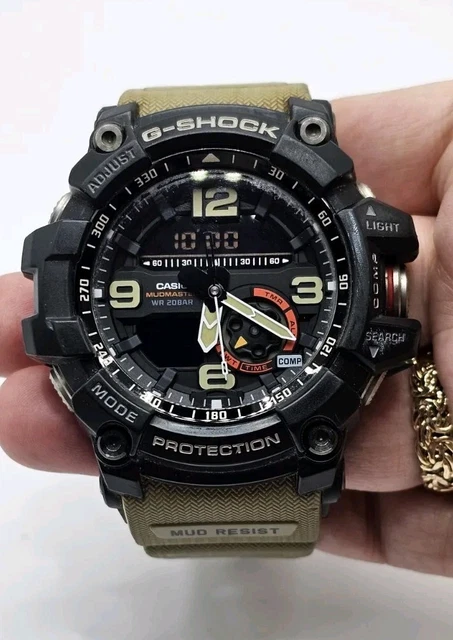 Casio G-Shock Mudmaster GG-1000-1A5 - Orologio Uomo Analogico-Digitale, Sensore Bussola E Termometro, Resistente Fango E Acqua 200m