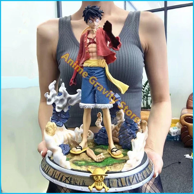 ONE PIECE FIGURE 36cm GK Luffy Santoryu Roronoa Zoro PVC Anime Action