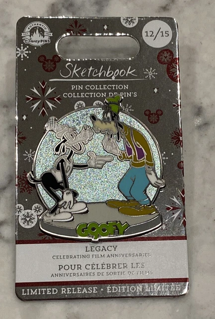 New!! Disney (Goofy Legacy Sketchbook Pin) 90th Anniversary – Limited Release