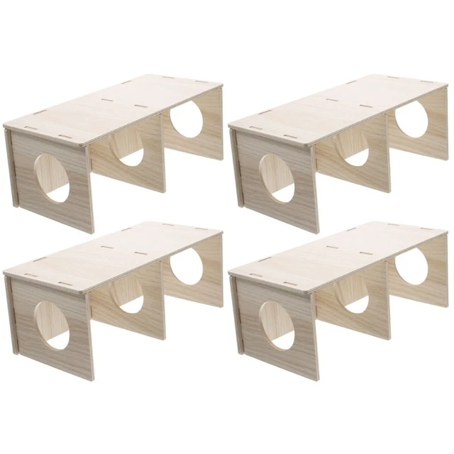4 pièces sûr premium robuste cachette de hamster domestique pour bricolage