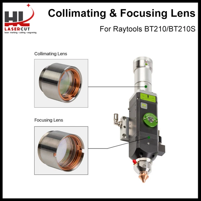 Fiber Collimating &Focusing Lens with Holder for Raytools BT210(S) Cutting Head