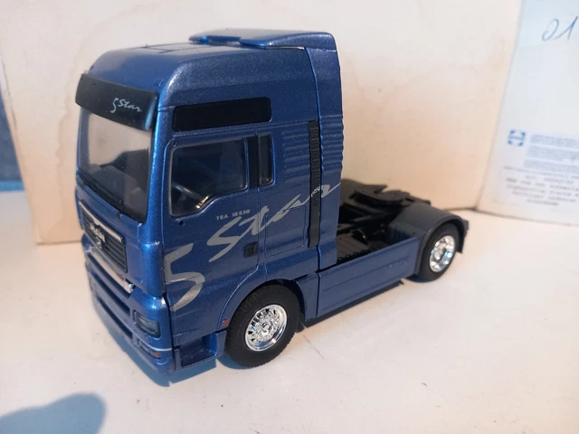 CONRAD camion tracteur VOLVO F12 6x4/2 + remorque pulvé plate 1/50 sans
