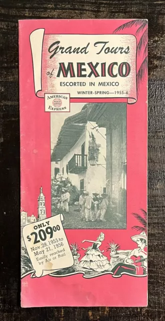 Vintage Grand Tours Of Mexico Brochure Sponsored By American Express