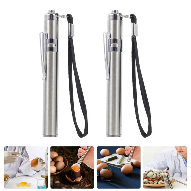 2Pcs Candler Oeuf de caille Candler Mirage Lampe Oeuf Candlers Lumière