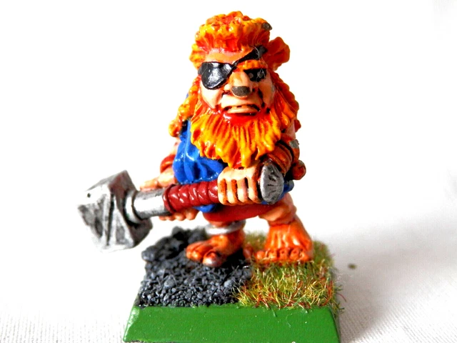 WARHAMMER AOS, DWARF, Nain, Tueur dragon, Slayer, axe, hache, punk