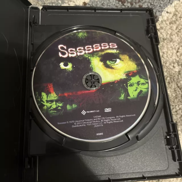 DVD Horror Triple Feature The Legacy The Sentinel - SSSSSSS Retro Horror Flicks 3