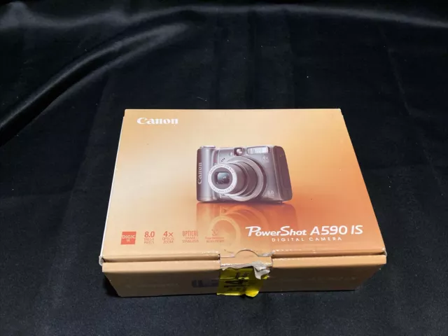 Canon PowerShot A590 IS 8.0MP Digital Camera - Gray