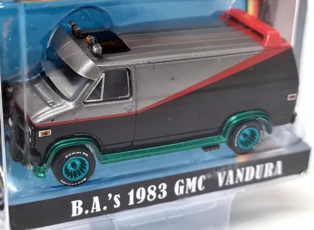 GMC - Vandura Van Agence Tous Risques 1983 - Greenlight - 1/12 - Autos  Miniatures Tacot
