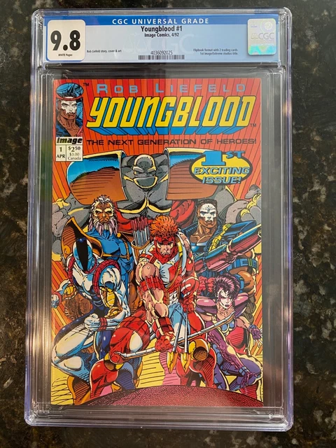Youngblood #1 CGC 9.8 1st Image 1992 ROB LIEFELD Brand New Uncirculated Case