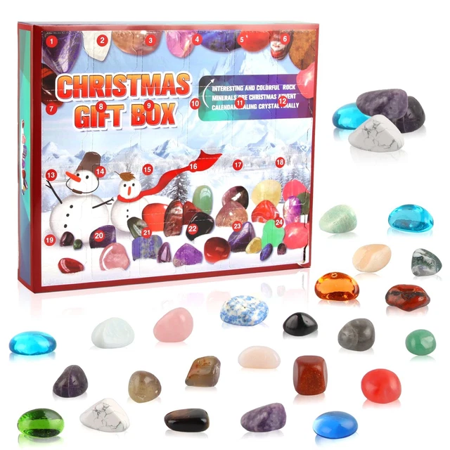 CALENDARIO AVVENTO PIETRE e Cristalli per Bambini 2025 24 Giorni di Cristalli EUR 35,99