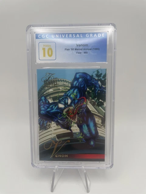 Venom Flair 95 Marvel Annual Fleer  #66 CGC Pristine 10