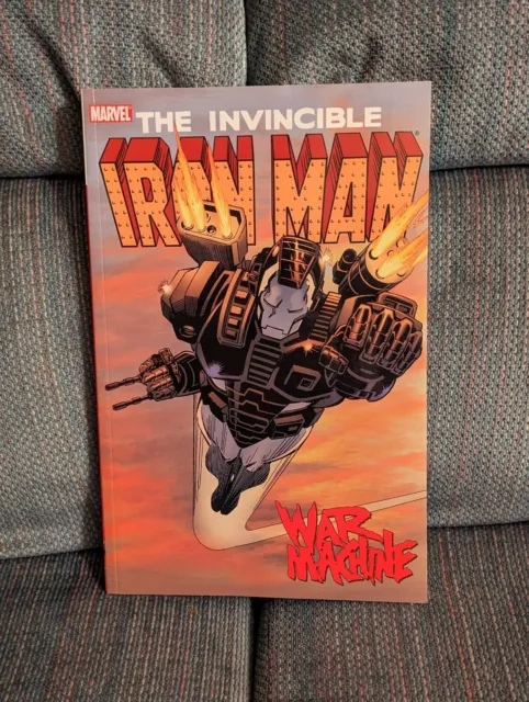 THE INVINCIBLE IRON MAN WAR MACHINE, SOFT COVER. 1st TPB ED 2008 Marvel Comics.