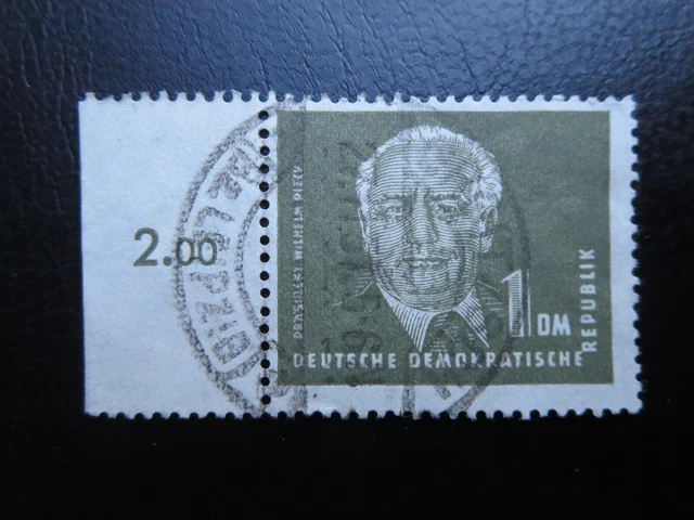 DDR 1950 Mi-Nr 253 mit Seitenrand, gestempelt