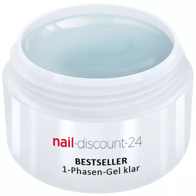 UV-Gel 1-Phasen-Gel klar 5ml 3-in-1 Allround Versiegler Aufbau Grundierung Haft