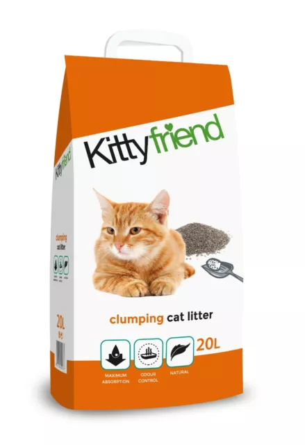 Kittyfriend Super Clumping Cat Litter Highly Absorbent Big Packs Available