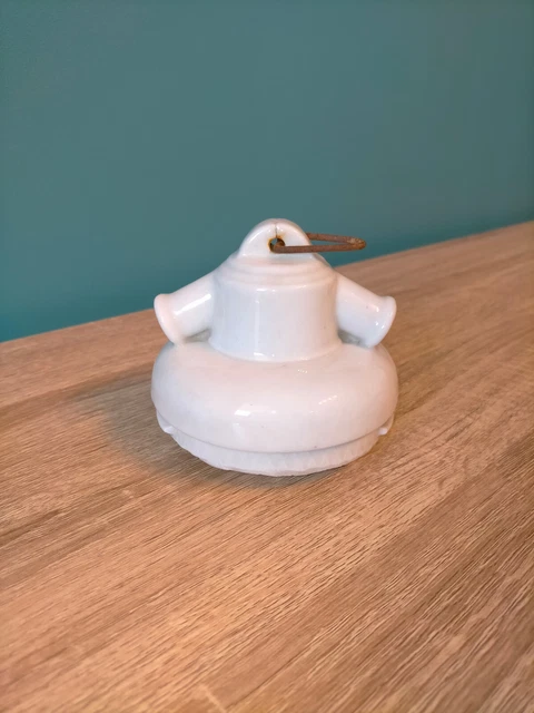 Ancienne applique abat jour en métal tole émaillé vert support porcelaine douille avec allumage et inclinable vintage - Décoration