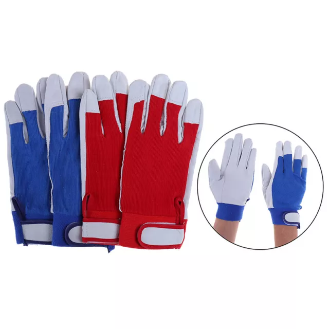 1 Pair Finger Welding Work Gloves Heat Shield Cover Safety Guard Protection*w Sp