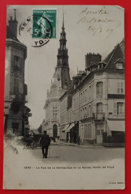Carte Postale Ancienne 89 Sens – Concours De Pêche 1905, Les Chevaliers De La Gaule, Rare