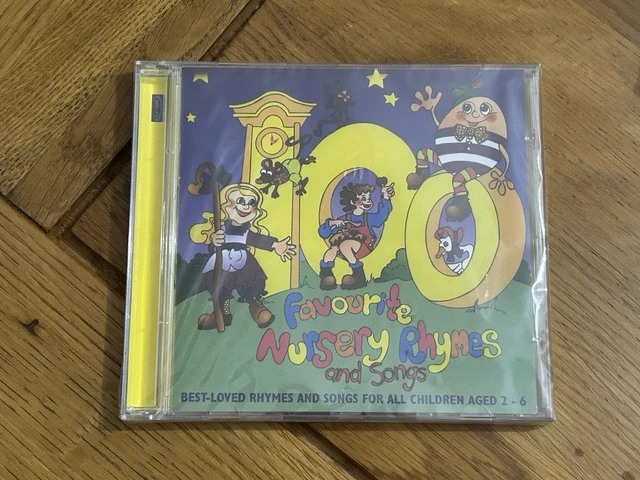 100 FAVOURITE NURSERY Rhymes & Songs Various Artists CD New & Sealed £1 ...