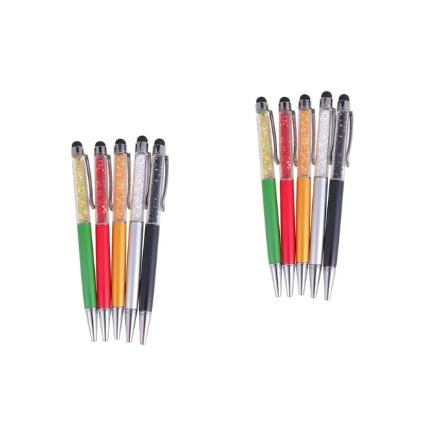 10 uds Universal Pedrería Pantalla Táctil Lápiz Lápiz Cristal Capaztivo