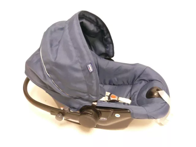 Sitz Babyschale Synthesis passend für Chicco Trio Sprint Kinderwagen blau