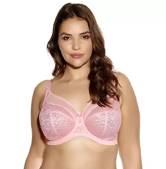 Elomi Morgan Bra Womens Underwired Full Cup Coverage 4110 Plus Size DD to K