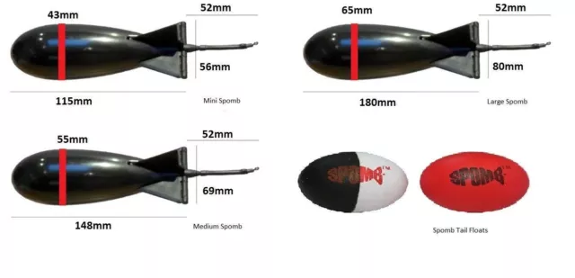 SPOMB NEUF SPOD Pêche Spod Bombe Appât Rocket/Distributeur - Toutes tailles  ou Flotteurs EUR 16,59 - PicClick FR