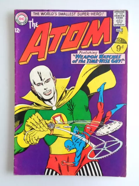 DC COMICS .The ATOM #13 JUNE . 1964  GIL KANE ART .MURPHY ANDERSON + GARDNER FOX