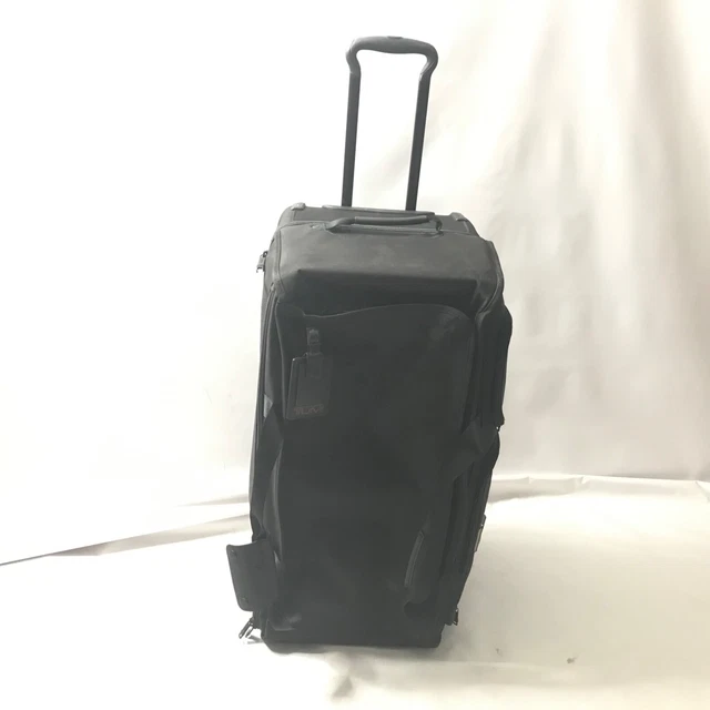 TUMI Alpha 3 Large Split 2-Wheel Duffel Bag Luggage Black Genuine Rolling READ