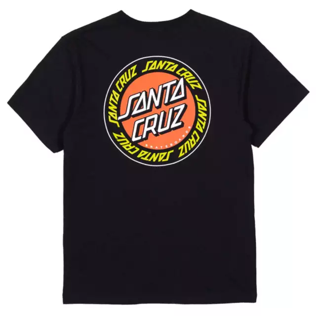 Santa Cruz - Outer Ringed Dot Youth Tee Black 2