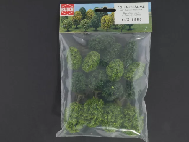 Busch 6585 15 Deciduous Trees Model Railway N Gauge & Z New! Boxed St 1702-01-68